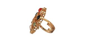 Exquisite Gold-Plated American Diamond Ring
