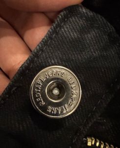 RedTape Black Baggy Denim Jeans