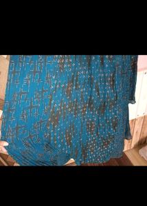 Teal Embellished Ethnic Gown