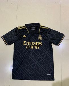 Real Madrid Jersey - Black Gold