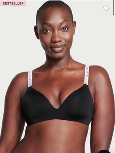 Victoria's Secret logo Black Bra