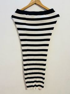 H&amp;M knit Striped Pencil Skirt( All new with tags)