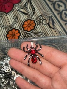 Unique Spider Pendant Necklace Charm