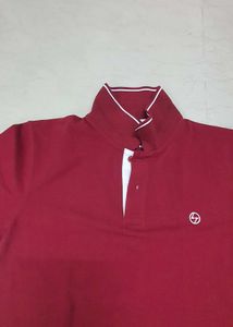 Men's Maroon Polo T-Shirt -Reid &amp; Taylor make ,