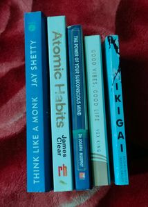 (HUGE PRICEDROP) Combo Of 5 New Self Help Books