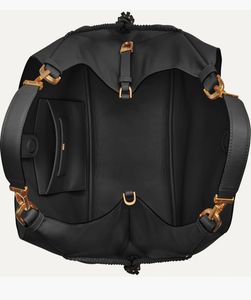 Imported Donna Karan Black Leather Hobo Bag
