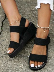 Black Platform Sandals