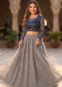 Embellished Lehenga Choli Fabric
