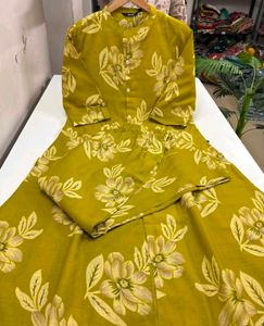Floral Print Kurta Set