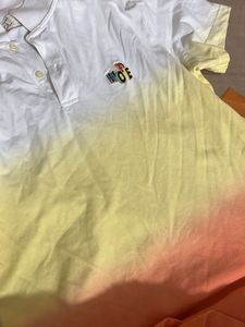 Dip-Dye Polo T-Shirt