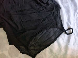 Sheer Black Camisole