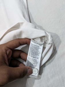 Calvin Klein White Polo Shirt