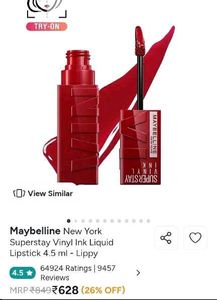 Maybelline Superstay Vinyl Ink Lipstick