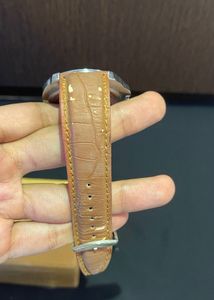 Laurels Watch Classic Brown Leather Strap