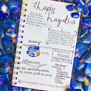 Lapis Lazuli Crystal Necklace healing crystals
