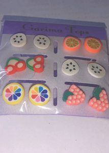 6 Pair Of Earrings
