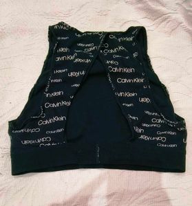 Calvin Klein Logo Crop Top