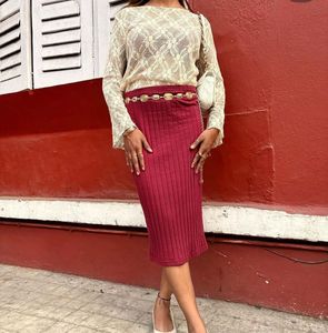 Sheer Lace Bell Sleeve Top