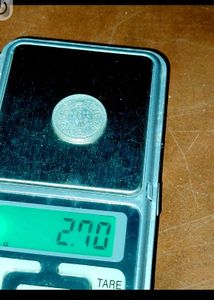 Silver coin 2.7 grams 1943+ 10 indian coins