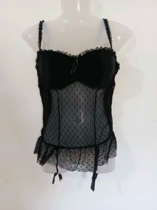 Black Sheer Mesh babydall