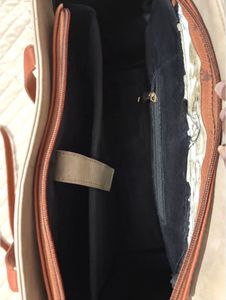 Stylish Two-Tone Tote Bag