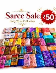 🥳₹45 Any 5 saree - Offer 🎉