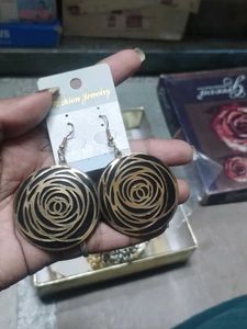 Boho Rose Design Statement Earrings