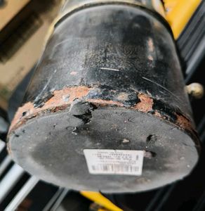 Tall Metal Vase
