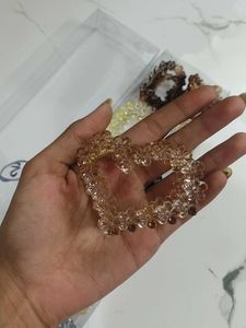 Sparkling Beaded Hair Ties Set