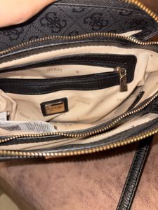 Guess Monogram Crossbody Bag