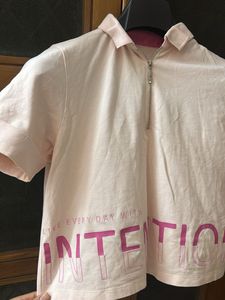 BABY PINK COLOUR TSHIRT