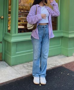 Lavender Linen Shirt
