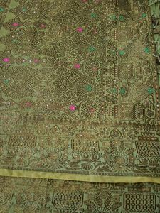 Elegant Green Saree