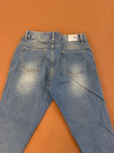 Light Wash Flared Jeans