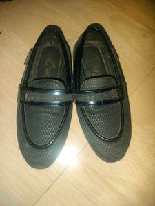 Stylish Black Loafers for kids 11 number