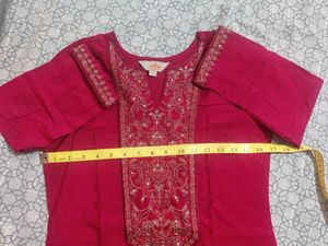Mahroon Kurta Set