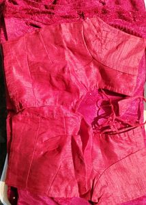 Exquisite Fuchsia saree