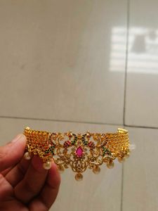 Exquisite Peacock Design Kundan Jewellery Set