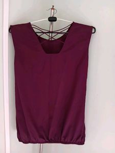 BRAND NEW Burgundy Top
