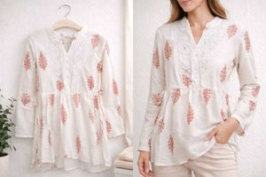 Boho Block Print Tunic
