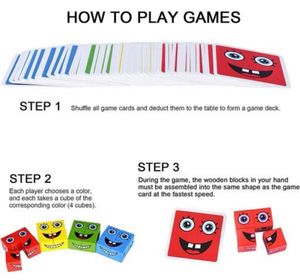 Creative Face Building Blocks Toy Set