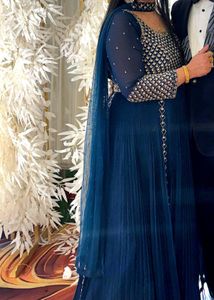 Elegant Navy Blue ethnic gown