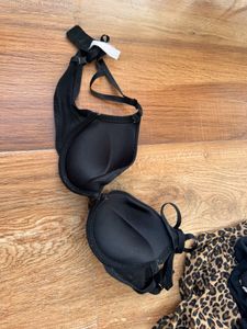 Black Padded Bra