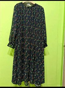 Chic Floral Print Midi Dress