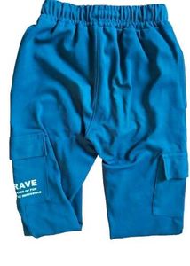 Teal Cargo Joggers