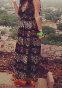 Boho Floral Maxi Dress