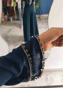 sarara blouse and sarg 3 pics totally hand work
