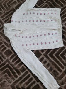 Vintage Floral Knit Cardigan