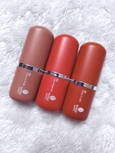 Pack of 3 Mamaearth Creamy Matte Long Stay Lipstic