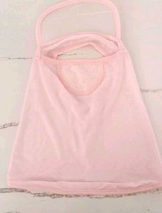 💫 Pink Face Cover Scarf with Visor